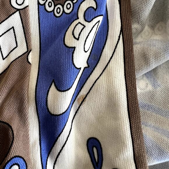 Emilio Pucci Firenze True Wrap Dress IT 44 US 10 / 12 Signature Print Made Italy - Picture 8 of 13